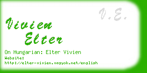 vivien elter business card